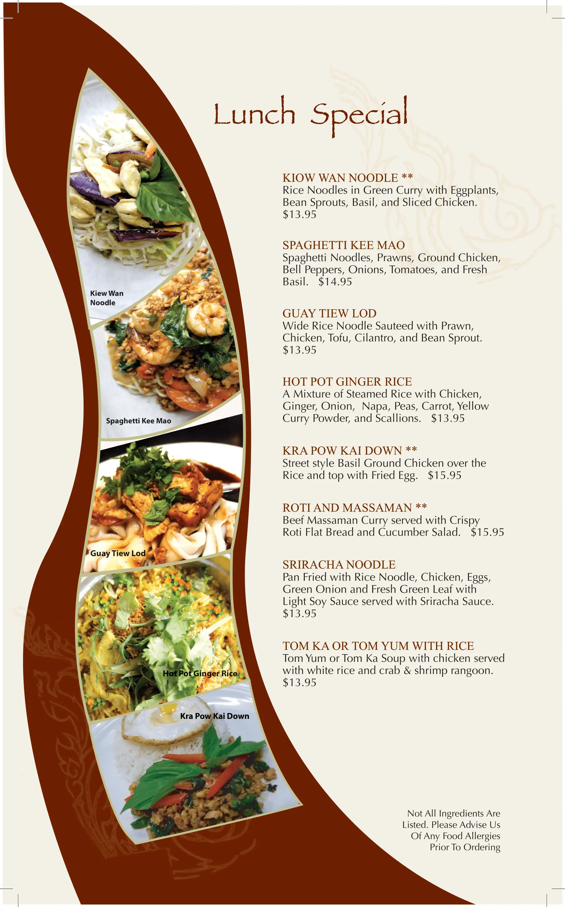 Lunch Menu Page 2